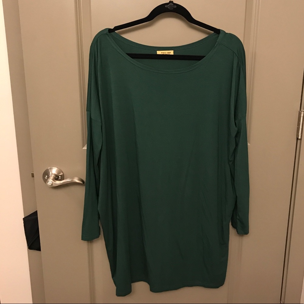 Boutique Green Shirt Dress